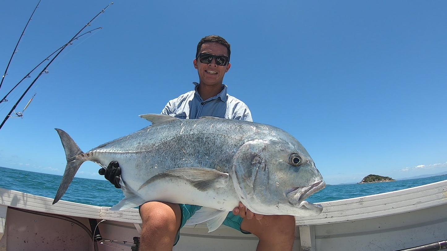 How to catch Giant Trevally and Queenfish - Inshore Islands 3 T's Framework